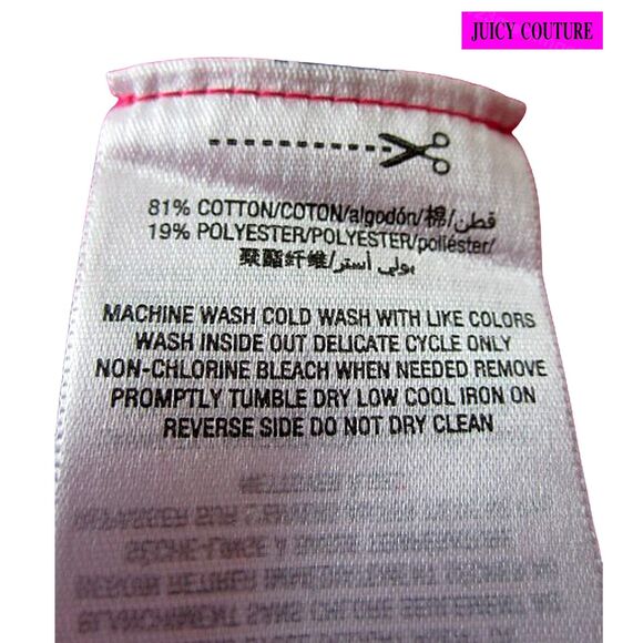 JUICY COUTURE NEW Y2K MAR VISTA SANGRIA Velour Drawstring Flare Jogger L - Picture 10 of 11